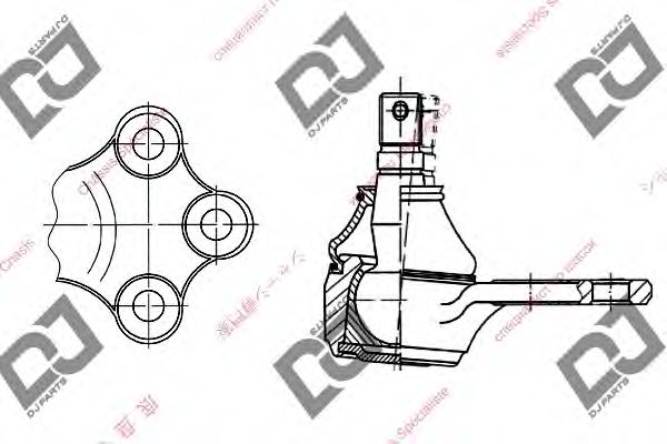 DJ PARTS DB1250 Несущий направляющий шарнир для OPEL ASTRA F (Опель Астра ф) DJ PARTS DB1250 Несущий направляющий шарнир для OPEL ASTRA F (Опель Астра ф)