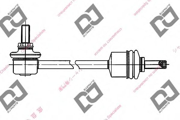 DJ PARTS DL1153 Тяга стойка, стабилизатор для PEUGEOT 205 II (Пежо 205 2) DJ PARTS DL1153 Тяга стойка, стабилизатор для PEUGEOT 205 II (Пежо 205 2)