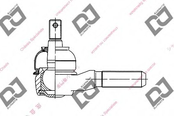 DJ PARTS DE1044 Наконечник поперечной рулевой тяги для MITSUBISHI MONTERO (Митсубиши/митсубиси Монтэро) DJ PARTS DE1044 Наконечник поперечной рулевой тяги для MITSUBISHI MONTERO (Митсубиши/митсубиси Монтэро)