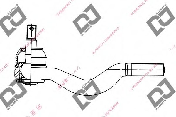 DJ PARTS DE1045 Наконечник поперечной рулевой тяги для MITSUBISHI MONTERO (Митсубиши/митсубиси Монтэро) DJ PARTS DE1045 Наконечник поперечной рулевой тяги для MITSUBISHI MONTERO (Митсубиши/митсубиси Монтэро)