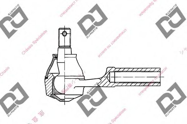 DJ PARTS DE1038 Наконечник поперечной рулевой тяги для NISSAN (Ниссан) DJ PARTS DE1038 Наконечник поперечной рулевой тяги для NISSAN (Ниссан)