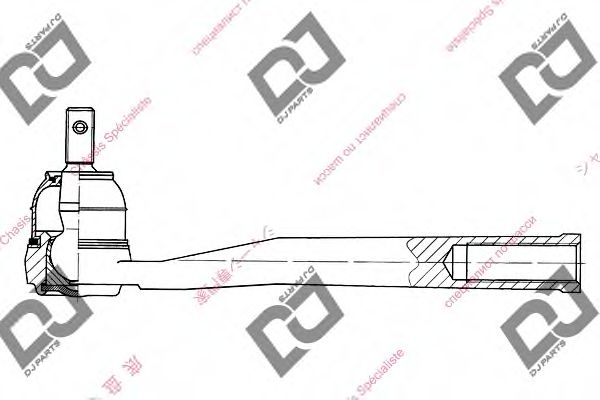 DJ PARTS DE1060 Наконечник поперечной рулевой тяги для ROVER 400 (Ровер 400) DJ PARTS DE1060 Наконечник поперечной рулевой тяги для ROVER 400 (Ровер 400)