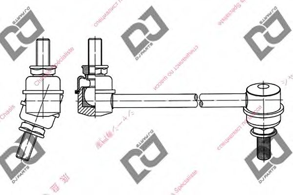 DJ PARTS DL1347 Тяга стойка, стабилизатор для NISSAN X-TRAIL (Ниссан Х-трэл) DJ PARTS DL1347 Тяга стойка, стабилизатор для NISSAN X-TRAIL (Ниссан Х-трэл)