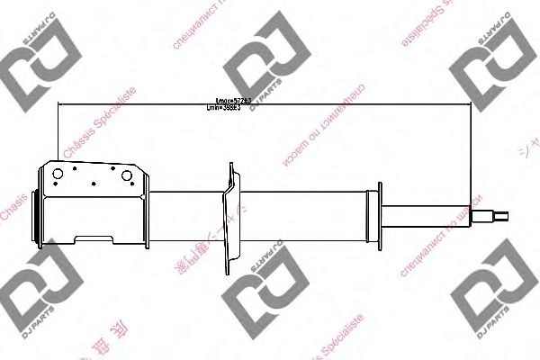 DJ PARTS DS1234HS Амортизатор для FIAT SUPERBRAVO (Фиат Супербраvо) DJ PARTS DS1234HS Амортизатор для FIAT SUPERBRAVO (Фиат Супербраvо)