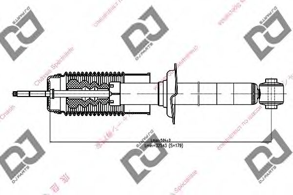 DJ PARTS DS1158HT Амортизатор для MITSUBISHI GALANT III (Митсубиши/митсубиси Галант 3) DJ PARTS DS1158HT Амортизатор для MITSUBISHI GALANT III (Митсубиши/митсубиси Галант 3)