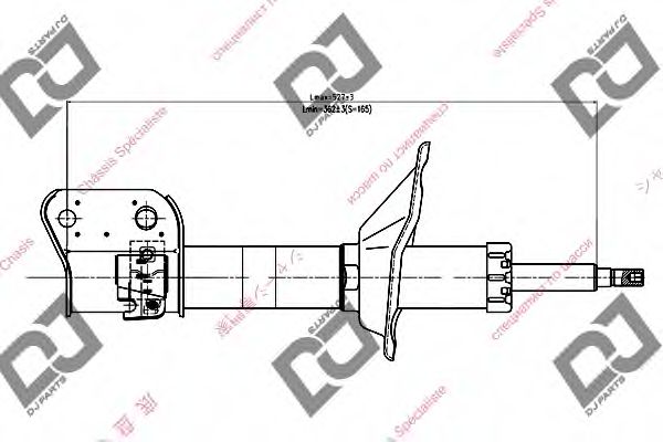 DJ PARTS DS1091GS Амортизатор для SUBARU LEGACY III (Субару Легаси 3) DJ PARTS DS1091GS Амортизатор для SUBARU LEGACY III (Субару Легаси 3)