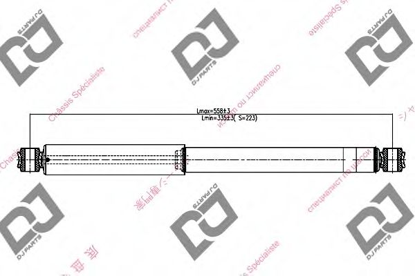 DJ PARTS DS1176GT Амортизатор для MITSUBISHI MONTERO (Митсубиши/митсубиси Монтэро) DJ PARTS DS1176GT Амортизатор для MITSUBISHI MONTERO (Митсубиши/митсубиси Монтэро)