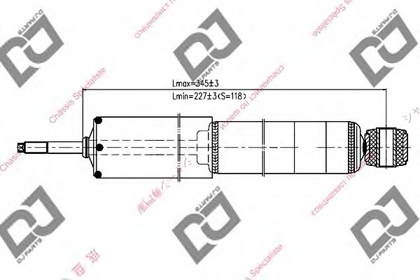 DJ PARTS DS1185HT Амортизатор для MITSUBISHI L 300 STARWAGON (Митсубиши/митсубиси Л 300 старвагон) DJ PARTS DS1185HT Амортизатор для MITSUBISHI L 300 STARWAGON (Митсубиши/митсубиси Л 300 старвагон)