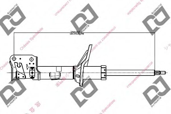 DJ PARTS DS1289GS Амортизатор для KIA (Киа) DJ PARTS DS1289GS Амортизатор для KIA (Киа)