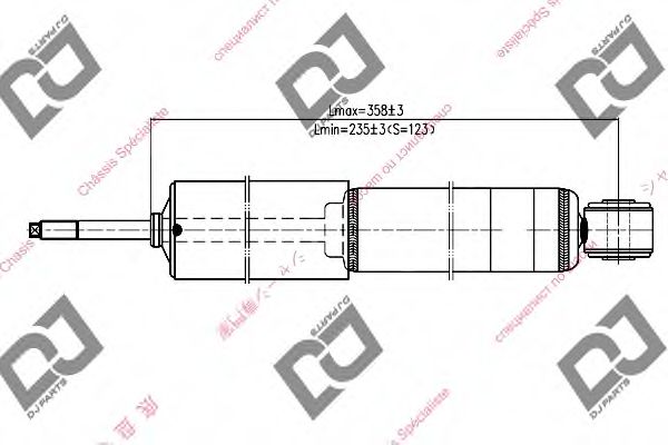 DJ PARTS DS1299GT Амортизатор для HYUNDAI GRACE (Хендай Граcэ) DJ PARTS DS1299GT Амортизатор для HYUNDAI GRACE (Хендай Граcэ)