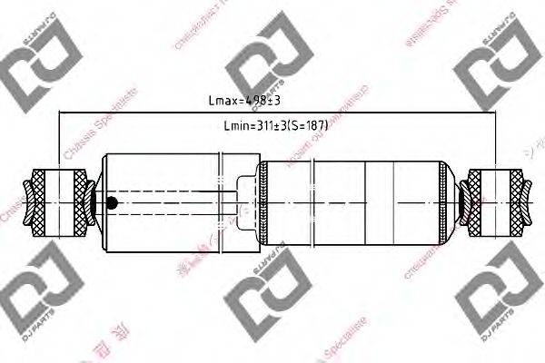 DJ PARTS DS1300GT Амортизатор для HYUNDAI GRACE (Хендай Граcэ) DJ PARTS DS1300GT Амортизатор для HYUNDAI GRACE (Хендай Граcэ)