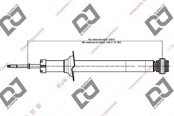 DJ PARTS DS1646HT Амортизатор для MITSUBISHI LANCER IV (Митсубиши/митсубиси Ланcэр иv) DJ PARTS DS1646HT Амортизатор для MITSUBISHI LANCER IV (Митсубиши/митсубиси Ланcэр иv)