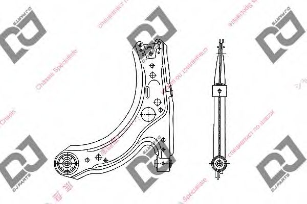 DJ PARTS DA1187 Рычаг независимой подвески колеса, подвеска колеса для VOLKSWAGEN NOVO FUSCA (Фольксваген Ноvо фусcа) DJ PARTS DA1187 Рычаг независимой подвески колеса, подвеска колеса для VOLKSWAGEN NOVO FUSCA (Фольксваген Ноvо фусcа)