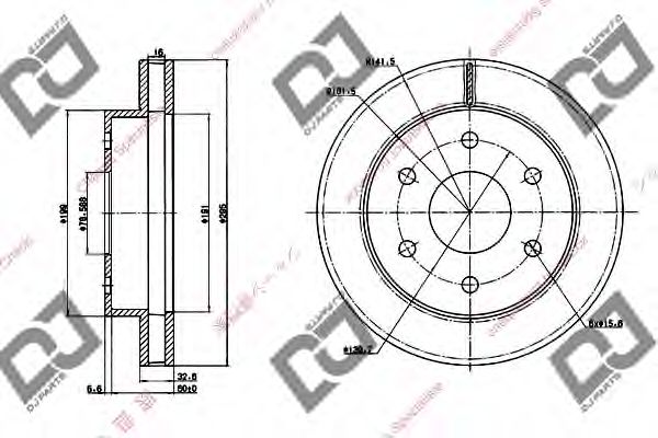 DJ PARTS BD1204 Тормозной диск для CHEVROLET TAHOE (Шевроле Тахоэ) DJ PARTS BD1204 Тормозной диск для CHEVROLET TAHOE (Шевроле Тахоэ)