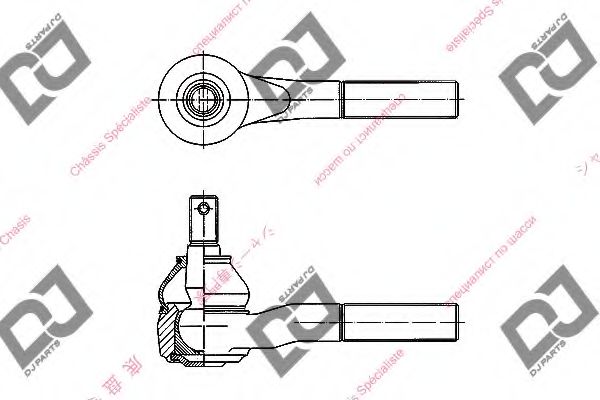 DJ PARTS DE1039 Наконечник поперечной рулевой тяги для MITSUBISHI STRADA (Митсубиши/митсубиси Страда) DJ PARTS DE1039 Наконечник поперечной рулевой тяги для MITSUBISHI STRADA (Митсубиши/митсубиси Страда)