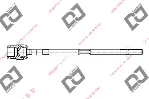 DJ PARTS DR1268 Осевой шарнир, рулевая тяга для VOLKSWAGEN CADDY I (Фольксваген Cаддъ и) DJ PARTS DR1268 Осевой шарнир, рулевая тяга для VOLKSWAGEN CADDY I (Фольксваген Cаддъ и)