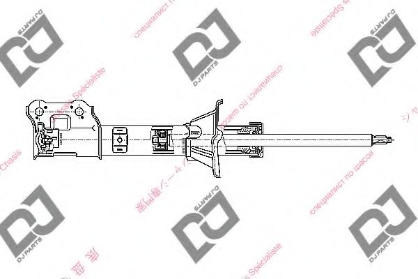 DJ PARTS DS1264HS Амортизатор для HYUNDAI (Хендай) DJ PARTS DS1264HS Амортизатор для HYUNDAI (Хендай)