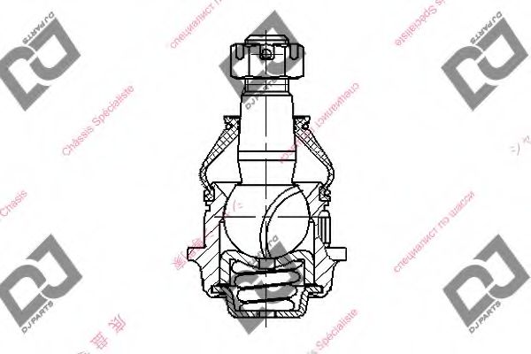 DJ PARTS DB1038 Несущий направляющий шарнир для MITSUBISHI COLT/RODEO (Митсубиши/митсубиси Cолт/родэо) DJ PARTS DB1038 Несущий направляющий шарнир для MITSUBISHI COLT/RODEO (Митсубиши/митсубиси Cолт/родэо)