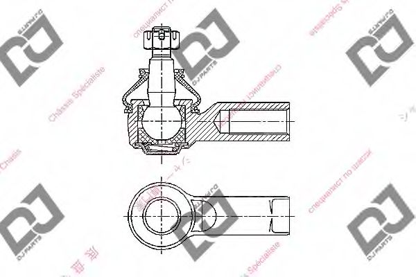 DJ PARTS DE1049 Наконечник поперечной рулевой тяги для MITSUBISHI (Митсубиши/митсубиси) DJ PARTS DE1049 Наконечник поперечной рулевой тяги для MITSUBISHI (Митсубиши/митсубиси)
