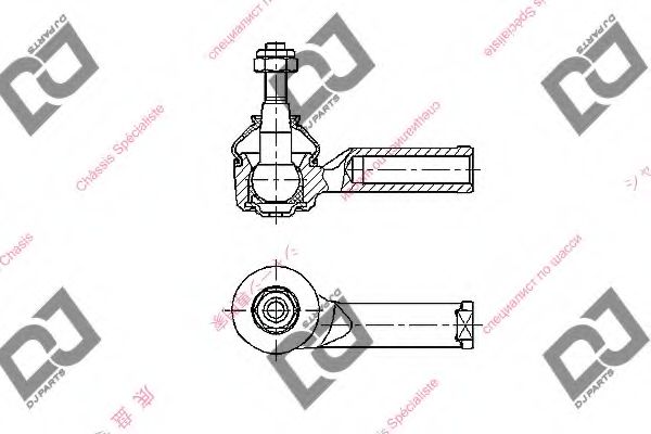 DJ PARTS DE1220 Наконечник поперечной рулевой тяги для RENAULT (Рено) DJ PARTS DE1220 Наконечник поперечной рулевой тяги для RENAULT (Рено)