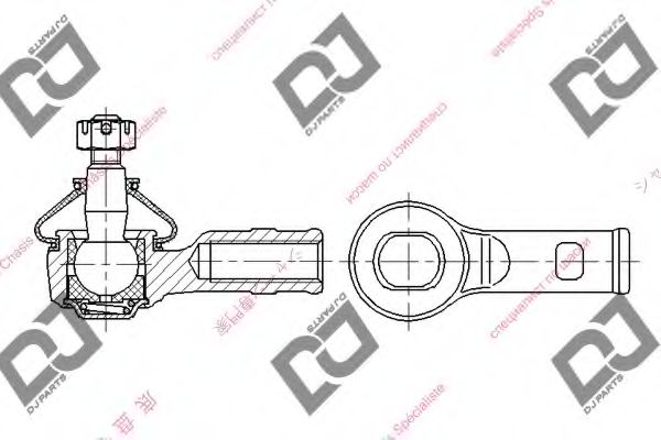 DJ PARTS DE1354 Наконечник поперечной рулевой тяги для FORD GRANADA (Форд Гранада) DJ PARTS DE1354 Наконечник поперечной рулевой тяги для FORD GRANADA (Форд Гранада)