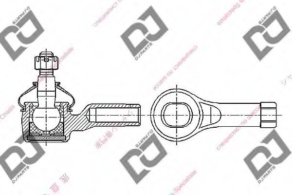 DJ PARTS DE1370 Наконечник поперечной рулевой тяги для ROVER 2000-3500 (Ровер 2000-3500) DJ PARTS DE1370 Наконечник поперечной рулевой тяги для ROVER 2000-3500 (Ровер 2000-3500)