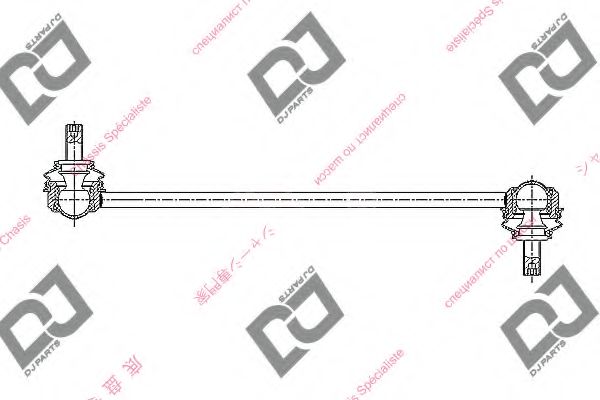 DJ PARTS DL1343 Тяга стойка, стабилизатор для VOLKSWAGEN (Фольксваген) DJ PARTS DL1343 Тяга стойка, стабилизатор для VOLKSWAGEN (Фольксваген)