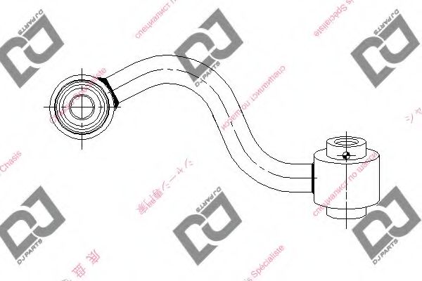 DJ PARTS DL1385 Тяга стойка, стабилизатор для NISSAN X-TRAIL (Ниссан Х-трэл) DJ PARTS DL1385 Тяга стойка, стабилизатор для NISSAN X-TRAIL (Ниссан Х-трэл)