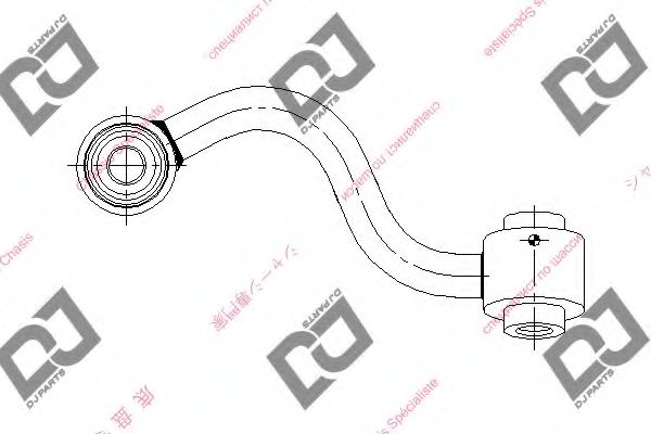 DJ PARTS DL1386 Тяга стойка, стабилизатор для NISSAN X-TRAIL (Ниссан Х-трэл) DJ PARTS DL1386 Тяга стойка, стабилизатор для NISSAN X-TRAIL (Ниссан Х-трэл)