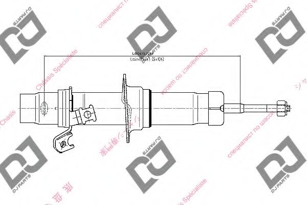 DJ PARTS DS2219GT Амортизатор для HONDA SHUTTLE (Хонда Шуттлэ) DJ PARTS DS2219GT Амортизатор для HONDA SHUTTLE (Хонда Шуттлэ)