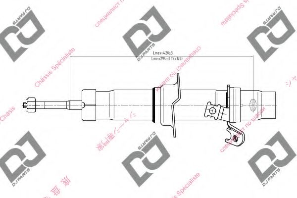 DJ PARTS DS2220GT Амортизатор для HONDA SHUTTLE (Хонда Шуттлэ) DJ PARTS DS2220GT Амортизатор для HONDA SHUTTLE (Хонда Шуттлэ)