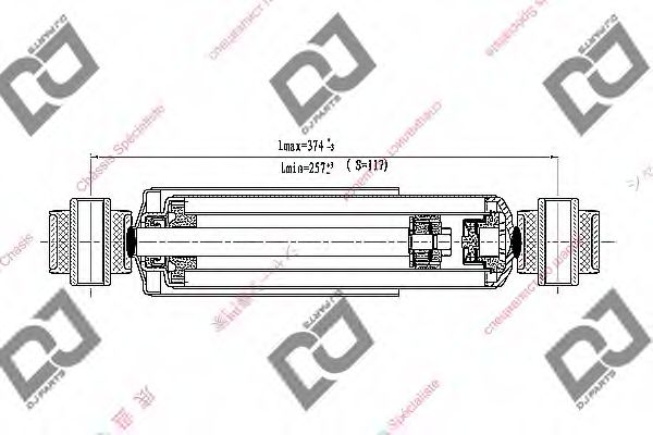 DJ PARTS DS2233GT Амортизатор для NISSAN ARMADA III (Ниссан Армада 3) DJ PARTS DS2233GT Амортизатор для NISSAN ARMADA III (Ниссан Армада 3)