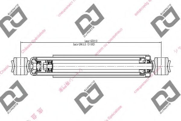 DJ PARTS DS1569HT Амортизатор для MITSUBISHI LANCER (Митсубиши/митсубиси Ланcэр) DJ PARTS DS1569HT Амортизатор для MITSUBISHI LANCER (Митсубиши/митсубиси Ланcэр)