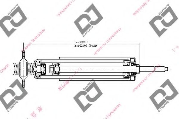 DJ PARTS DS1572HT Амортизатор 