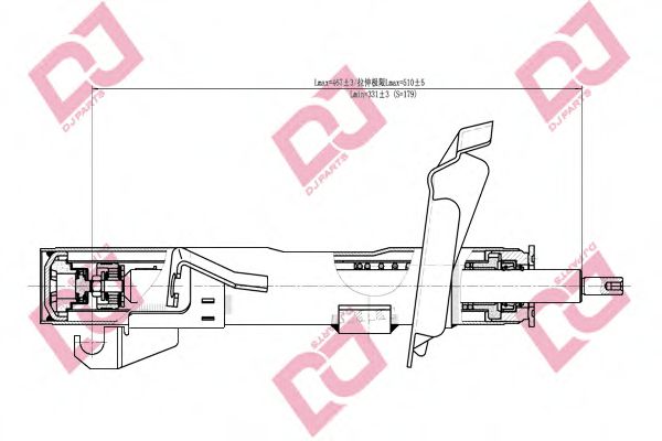 DJ PARTS DS1793GS Амортизатор для MAZDA PREMACY (Мазда Premacy) DJ PARTS DS1793GS Амортизатор для MAZDA PREMACY (Мазда Premacy)