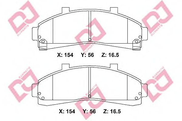 DJ PARTS BP2291 Тормозные колодки для FORD USA EXPLORER (Форд сша Эxплорэр) DJ PARTS BP2291 Тормозные колодки для FORD USA EXPLORER (Форд сша Эxплорэр)