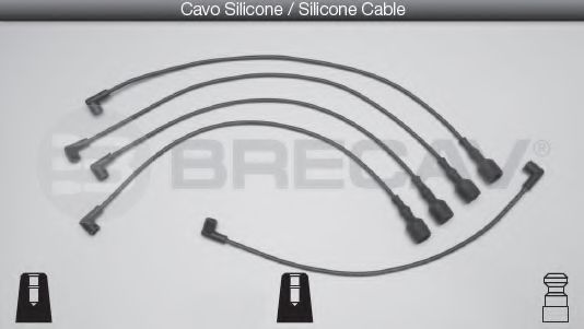 BRECAV 01.406 Комплект проводов зажигания 