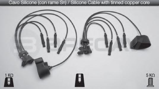 BRECAV 01.517 Комплект проводов зажигания 