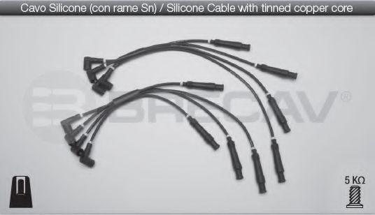 BRECAV 01.527 Комплект проводов зажигания 