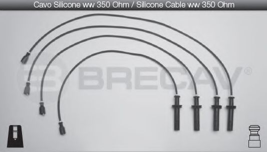 BRECAV 01.528 Комплект проводов зажигания 