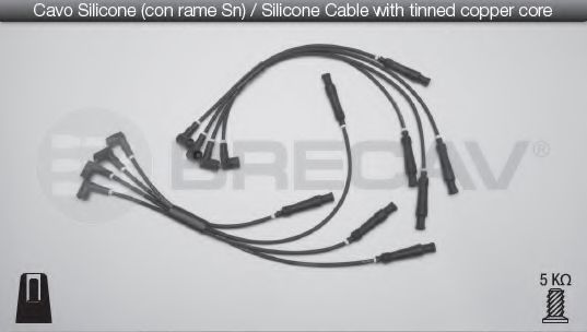 BRECAV 01.534 Комплект проводов зажигания 