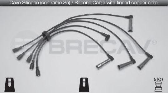 BRECAV 01.536 Комплект проводов зажигания 