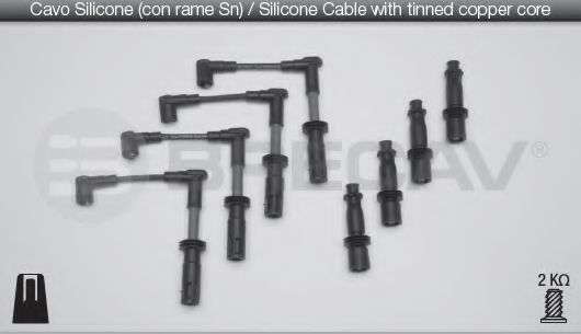 BRECAV 01.543 Комплект проводов зажигания 