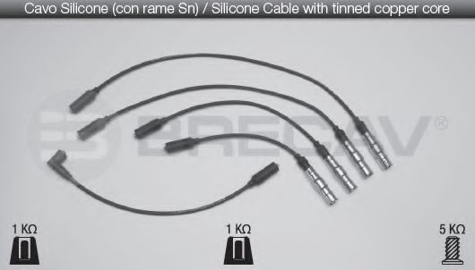 BRECAV 02.505 Комплект проводов зажигания 