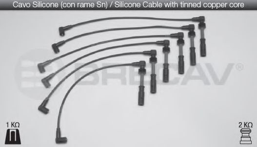 BRECAV 02.522 Комплект проводов зажигания 