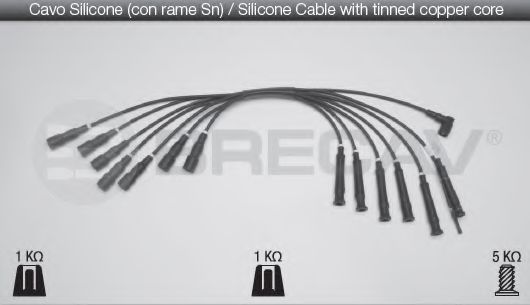BRECAV 04.516 Комплект проводов зажигания 