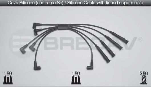BRECAV 04.527 Комплект проводов зажигания 