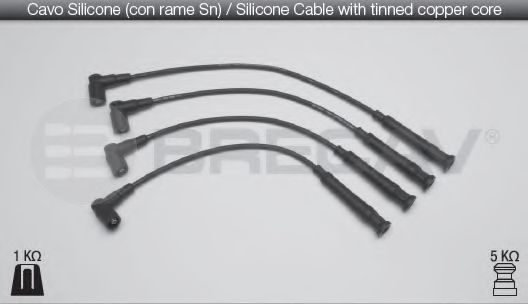 BRECAV 04.537 Комплект проводов зажигания 