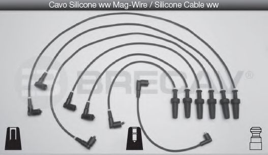 BRECAV 05.521 Комплект проводов зажигания 