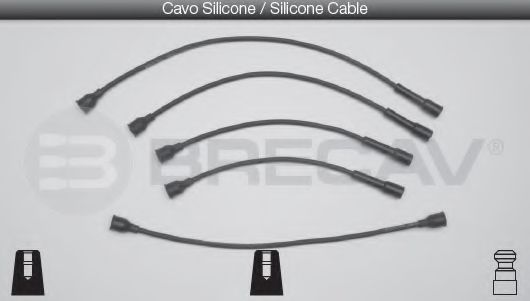 BRECAV 06.418 Комплект проводов зажигания 